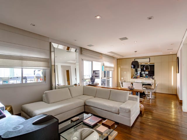 Apartamento com 145m² 2 quartos e 3 banheiros, à venda, no bairro Brooklin Paulista em São Paulo
