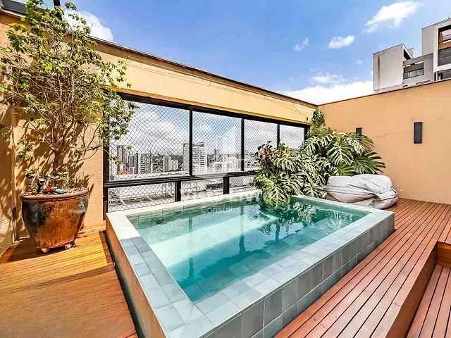 Cobertura / Penthouse com 240m² 2 quartos e 3 banheiros, à venda, no bairro Cidade Monções em São Paulo