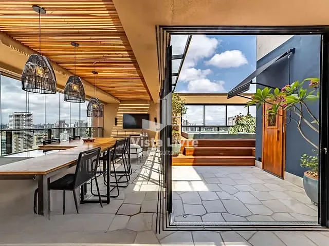Cobertura / Penthouse com 240m² 2 quartos e 3 banheiros, à venda, no bairro Cidade Monções em São Paulo