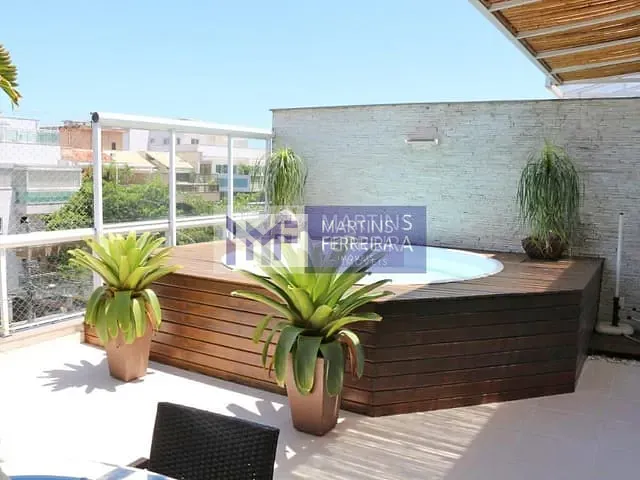 Cobertura / Penthouse com 310m² 3 quartos e 4 banheiros, à venda, no bairro Recreio dos Bandeirantes em Rio de Janeiro