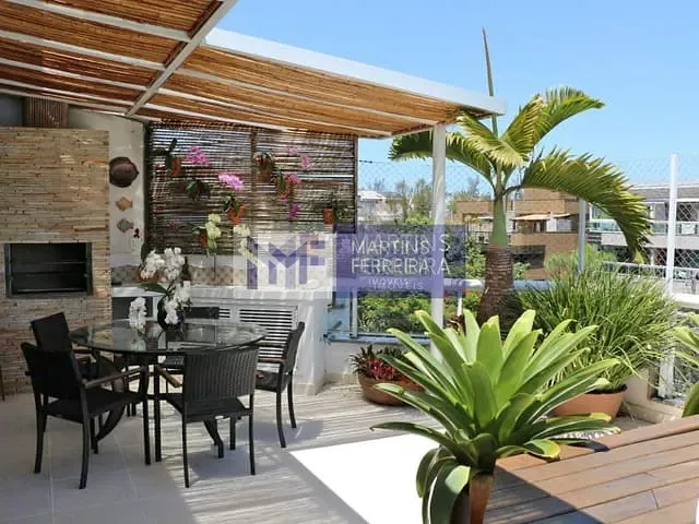 Cobertura / Penthouse com 310m² 3 quartos e 4 banheiros, à venda, no bairro Recreio dos Bandeirantes em Rio de Janeiro