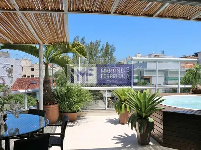 Cobertura / Penthouse com 310m² 3 quartos e 4 banheiros, à venda, no bairro Recreio dos Bandeirantes em Rio de Janeiro