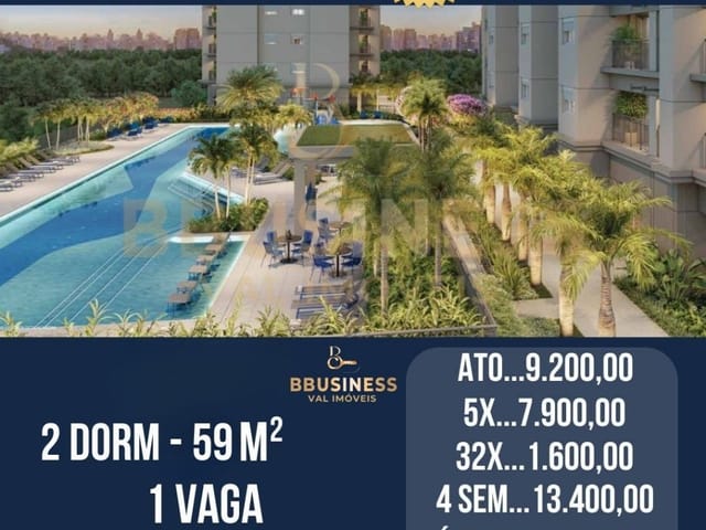 Apartamento com 60m² 2 quartos e 2 banheiros, à venda, no bairro Fundação em São Caetano do Sul