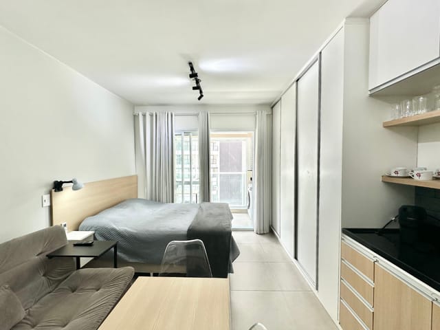 Apartamento com 25m² 1 quarto e 1 banheiro, à venda, no bairro Indianópolis em São Paulo