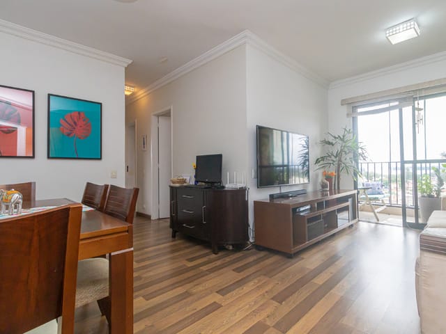Apartamento com 69m² 3 quartos e 2 banheiros, à venda, no bairro Campo Grande em São Paulo