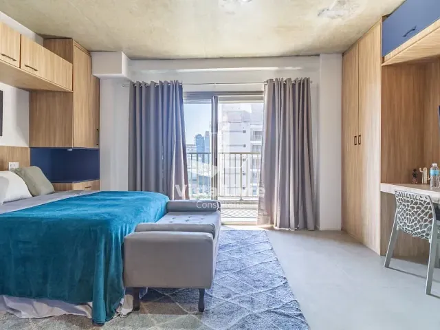 Studio com 34m² 1 quarto e 1 banheiro, à venda, no bairro Cerqueira César em São Paulo
