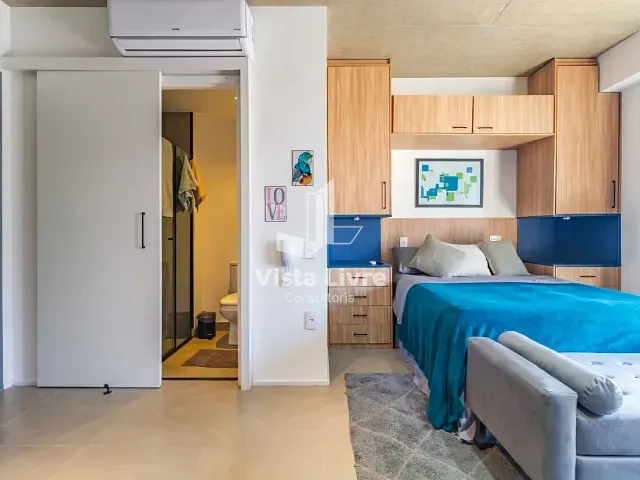 Studio com 34m² 1 quarto e 1 banheiro, à venda, no bairro Cerqueira César em São Paulo