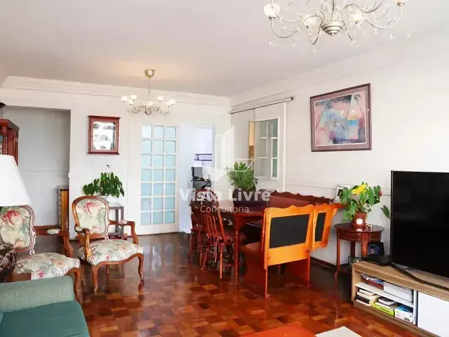 Apartamento com 130m² 3 quartos e 2 banheiros, à venda, no bairro Higienópolis em São Paulo