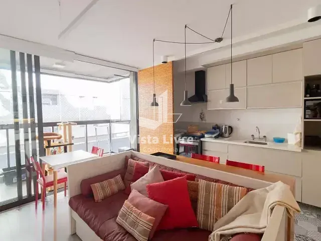 Apartamento com 47m² 1 quarto e 2 banheiros, à venda, no bairro Pinheiros em São Paulo