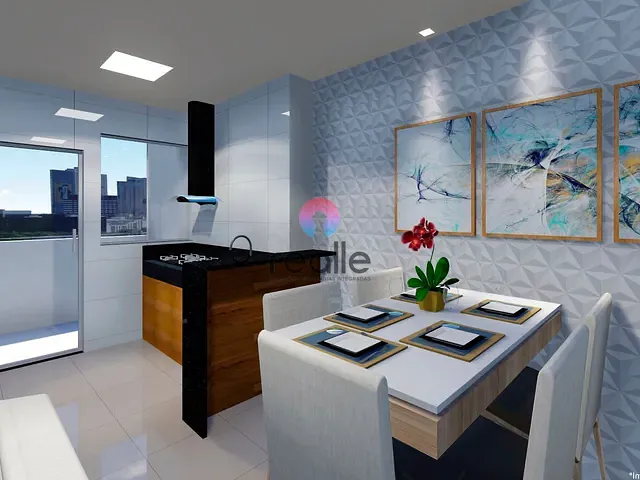 Apartamento com 53m² 3 quartos e 1 banheiro, à venda, no bairro Boa Vista em Vespasiano