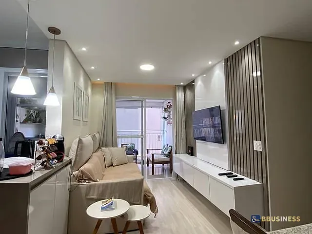 Apartamento 2 quartos e 2 banheiros, à venda, no bairro Santa Paula em São Caetano do Sul