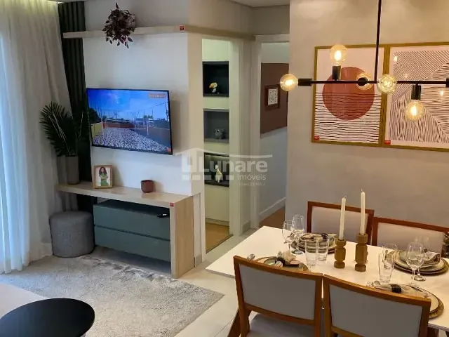 Apartamento 2 quartos e 1 banheiro, à venda, no bairro Mogi Moderno em Mogi das Cruzes