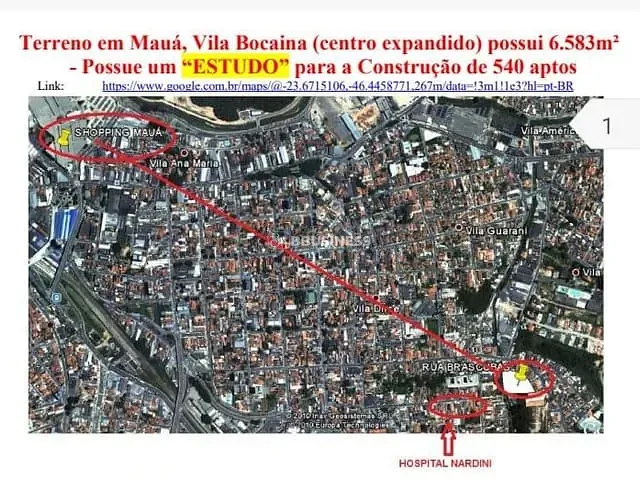 Apartamento com 6573m² 2 quartos e 1 banheiro, à venda, no bairro Vila Bocaina em Mauá