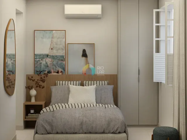Apartamento com 57m² 2 quartos e 2 banheiros, à venda, no bairro Botafogo em Rio de Janeiro