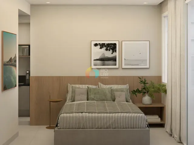 Apartamento com 57m² 2 quartos e 2 banheiros, à venda, no bairro Botafogo em Rio de Janeiro