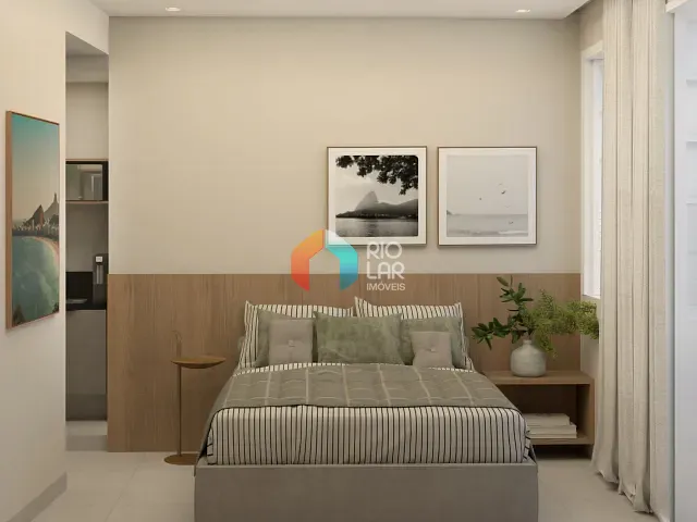 Apartamento com 57m² 2 quartos e 2 banheiros, à venda, no bairro Botafogo em Rio de Janeiro