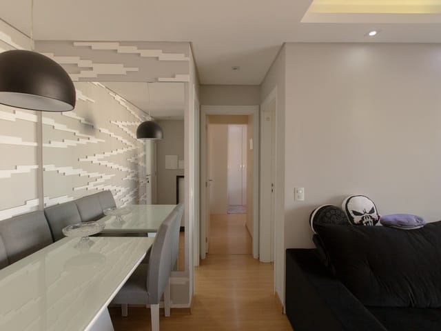 Foto do Apartamento - Apartamento de 69m² à venda, 2 dormitórios, sendo 1 suíte, sacada ampla com skinglass, 1 vaga, localizado à 350m da Estação Belém, São Paulo, SP | Organização Imobiliária Açores