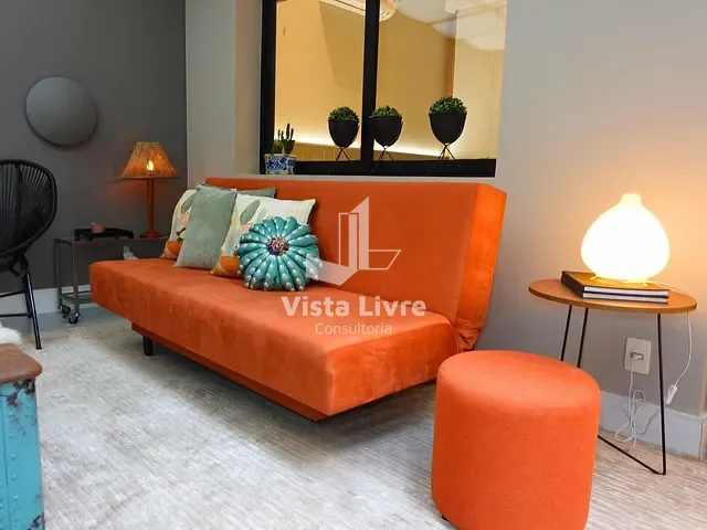 Apartamento com 70m² 1 quarto e 2 banheiros, à venda, no bairro Higienópolis em São Paulo