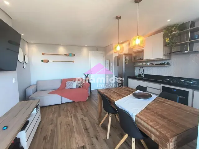 Apartamento com 57m² 2 quartos e 1 banheiro, à venda, no bairro Martim de Sá em Caraguatatuba