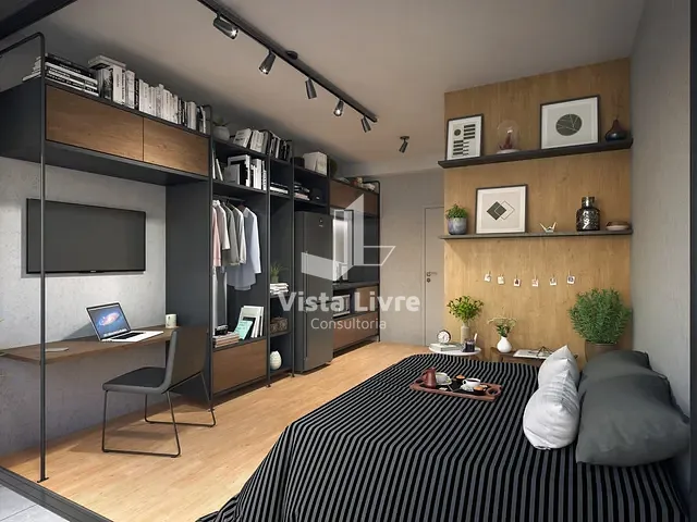 Apartamento com 24m² 1 quarto e 1 banheiro, à venda, no bairro Vila Olímpia em São Paulo