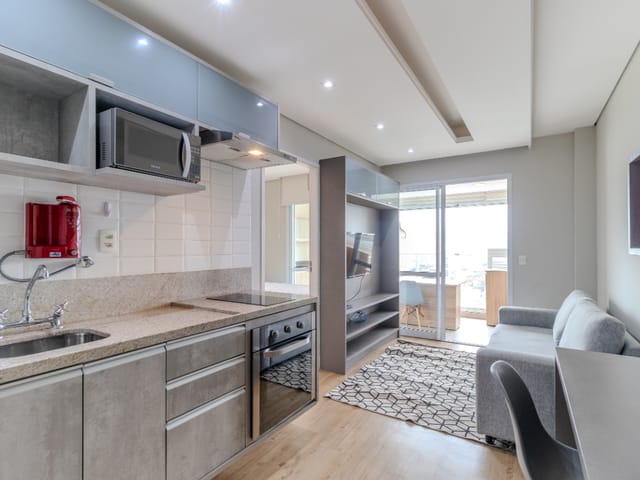 Apartamento com 87m² 1 quarto e 1 banheiro, à venda, no bairro Brooklin em São Paulo