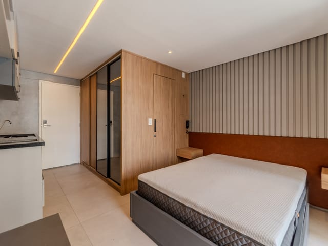 Apartamento com 25m² 1 quarto e 1 banheiro, à venda, no bairro Campo Belo em São Paulo