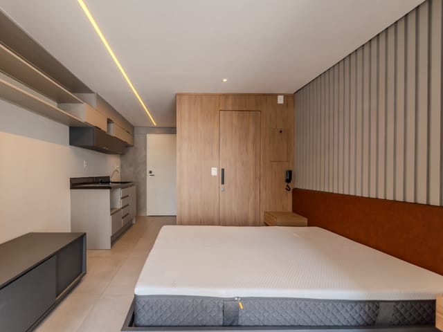 Apartamento com 25m² 1 quarto e 1 banheiro, à venda, no bairro Campo Belo em São Paulo