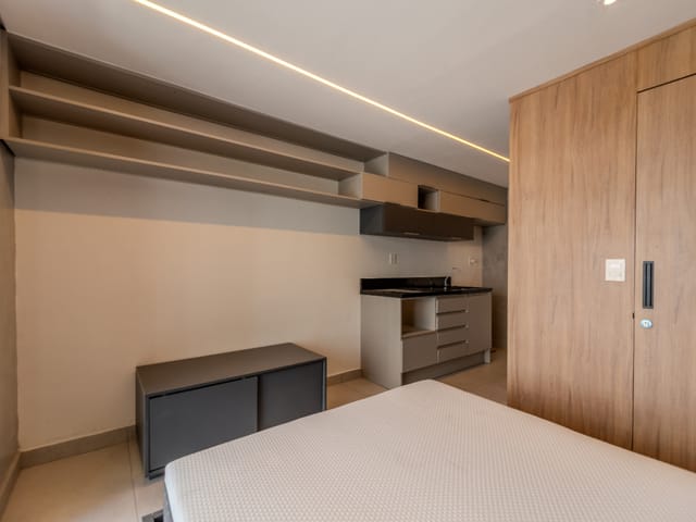 Apartamento com 25m² 1 quarto e 1 banheiro, à venda, no bairro Campo Belo em São Paulo