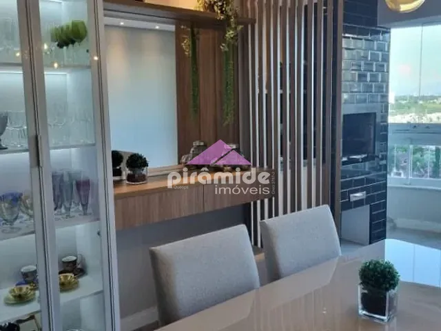 Apartamento com 105m² 3 quartos e 3 banheiros, à venda, no bairro Jardim Aquarius em São José dos Campos