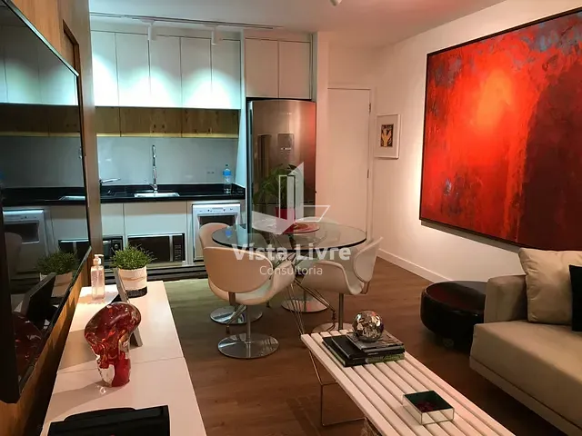 Apartamento com 57m² 1 quarto e 2 banheiros, à venda, no bairro Vila Olímpia em São Paulo