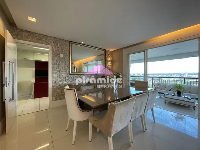 Apartamento com 194m² 3 quartos e 5 banheiros, à venda, no bairro Jardim Aquárius em São José dos Campos