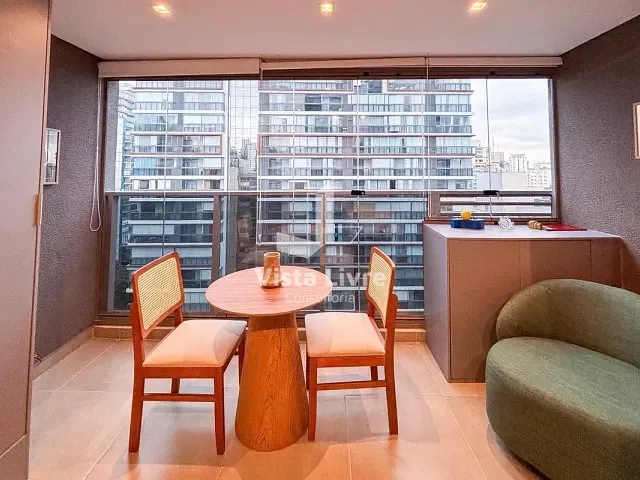 Apartamento com 27m² 1 quarto e 1 banheiro, à venda, no bairro Jardim Paulista em São Paulo