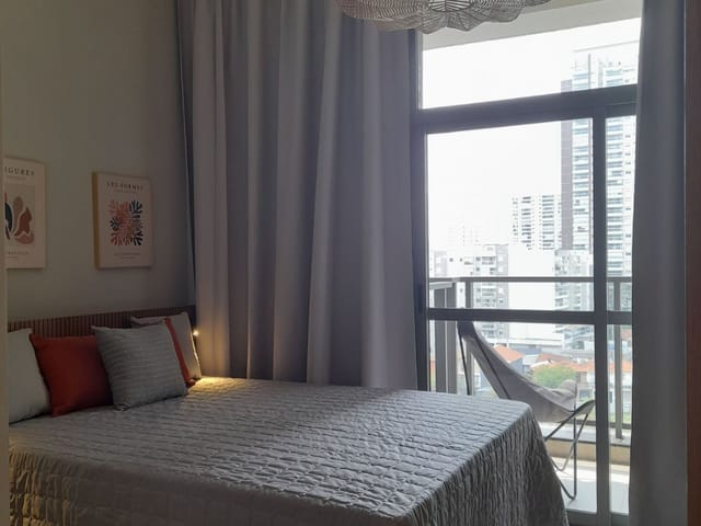 Apartamento com 25m² 1 quarto e 1 banheiro, à venda, no bairro Brooklin em São Paulo
