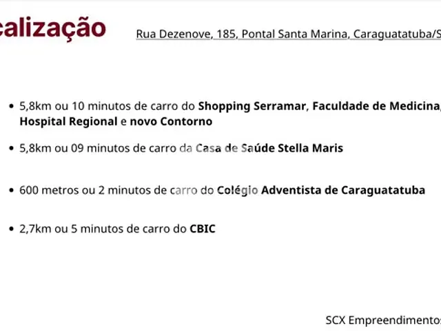 Apartamento com 37m² 1 quarto e 1 banheiro, à venda, no bairro Pontal de Santa Marina em Caraguatatuba