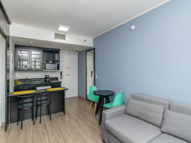 Apartamento com 27m² 1 quarto e 1 banheiro, à venda, no bairro Moema em São Paulo