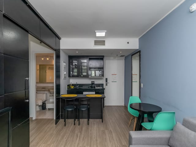 Apartamento com 27m² 1 quarto e 1 banheiro, à venda, no bairro Moema em São Paulo