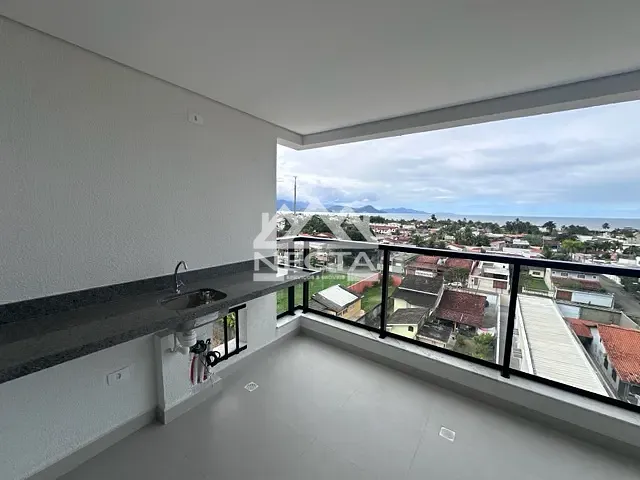 Apartamento com 48m² 1 quarto e 1 banheiro, para alugar, no bairro Praia das Palmeiras em Caraguatatuba
