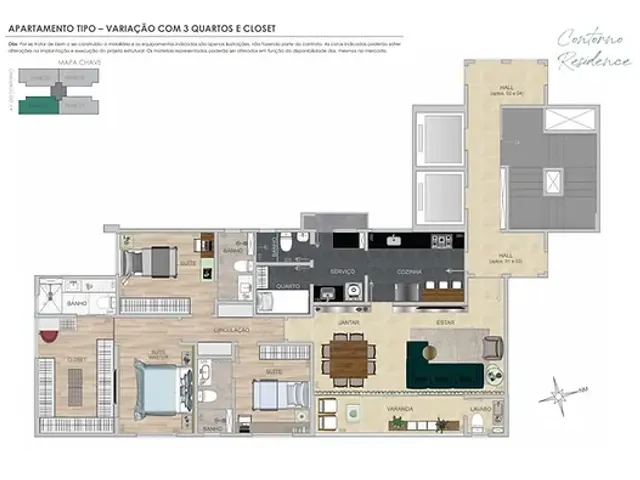 Apartamento com 131m² 4 quartos e 1 banheiro, à venda, no bairro Lourdes em Belo Horizonte