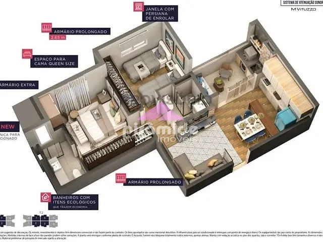 Arinco-houseです Apartamento à Venda em Parque Industrial, São José dos Campos SP