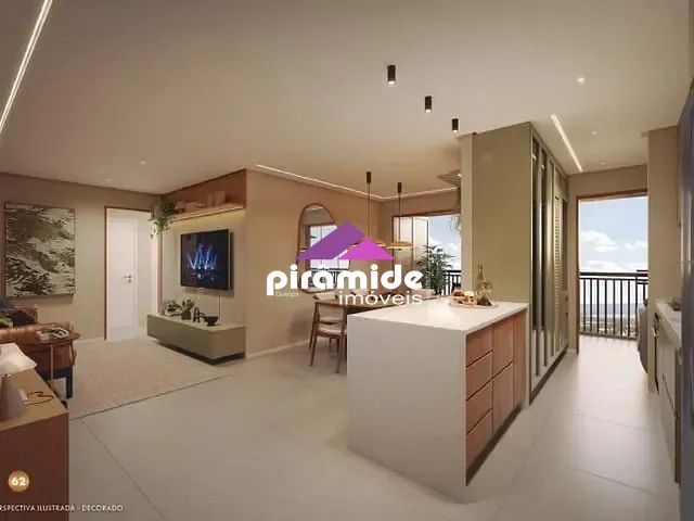 Apartamento com 85m² 3 quartos e 2 banheiros, à venda, no bairro Jardim Sul em São José dos Campos