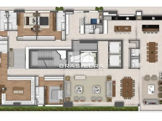 Apartamento com 650m² 5 quartos e 8 banheiros, à venda, no bairro Setor Marista em Goiânia