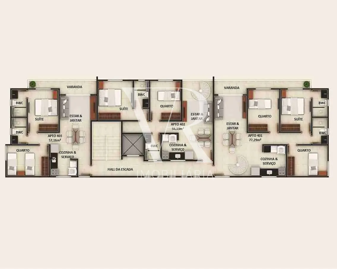 Apartamento, 2 quartos, 56 m² - Foto 8