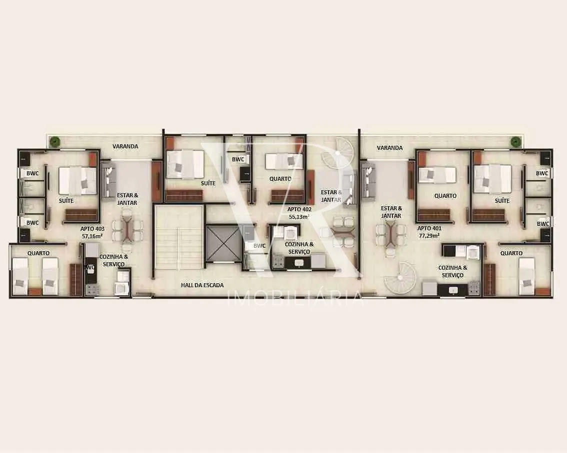 Apartamento, 2 quartos, 56 m² - Foto 8