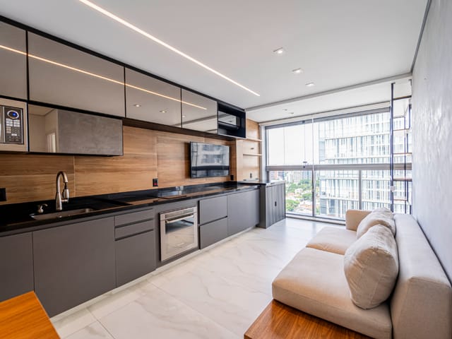 Apartamento com 40m² 1 quarto e 1 banheiro, à venda, no bairro Pinheiros em São Paulo