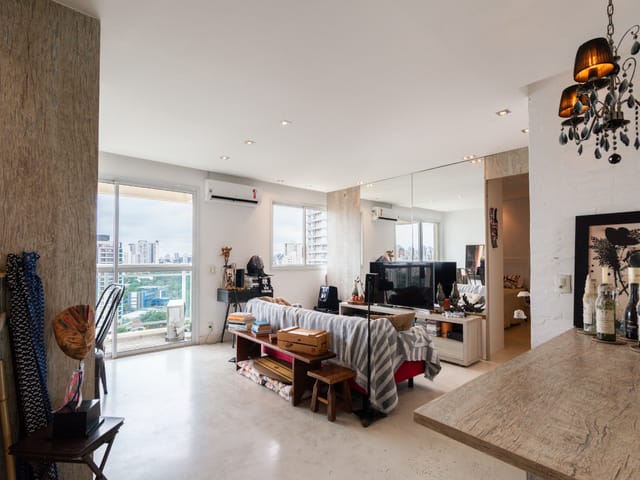 Apartamento com 55m² 1 quarto e 1 banheiro, à venda, no bairro Jardim Luzitania em São Paulo