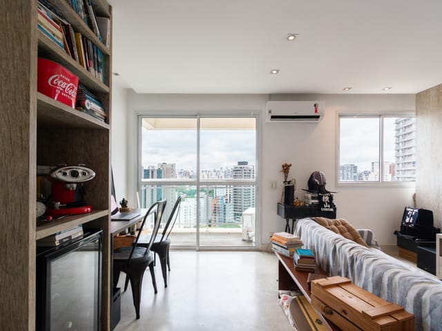 Apartamento com 55m² 1 quarto e 1 banheiro, à venda, no bairro Jardim Luzitania em São Paulo