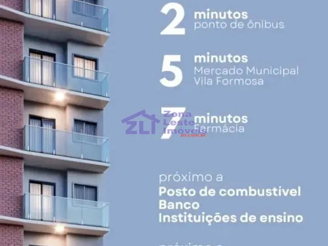 Apartamento 2 quartos e 1 banheiro, à venda, no bairro Vila Formosa em São Paulo