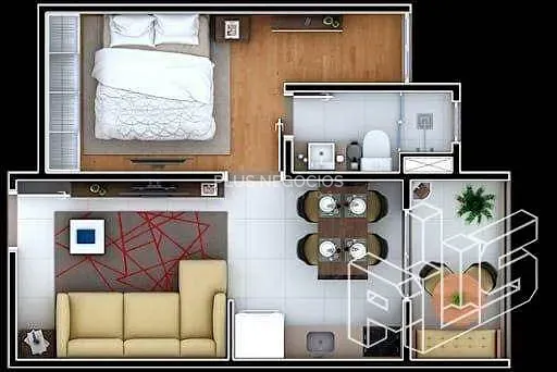 Apartamento, 1 quarto, 37 m² - Foto 29