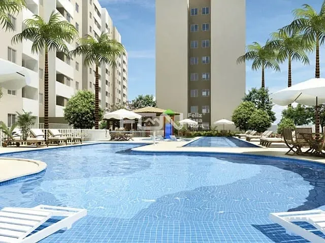 Apartamento com 64m² 2 quartos e 2 banheiros, à venda, no bairro Centro em Lauro de Freitas