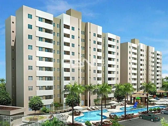 Apartamento com 64m² 2 quartos e 2 banheiros, à venda, no bairro Centro em Lauro de Freitas